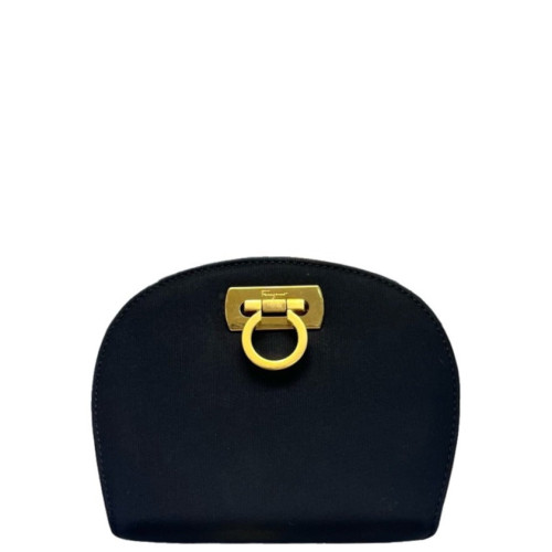 Salvatore Ferragamo Dome Fabric Black