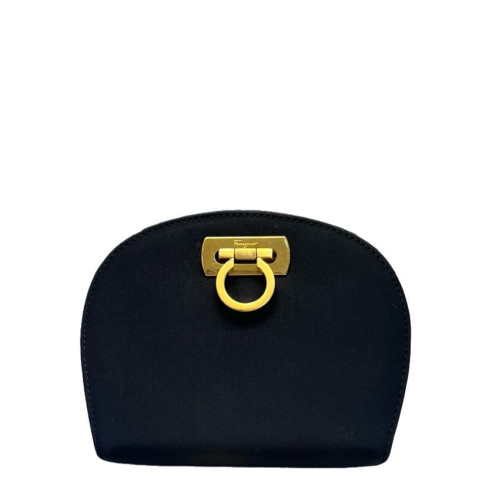 Salvatore Ferragamo Dome Fabric Black
