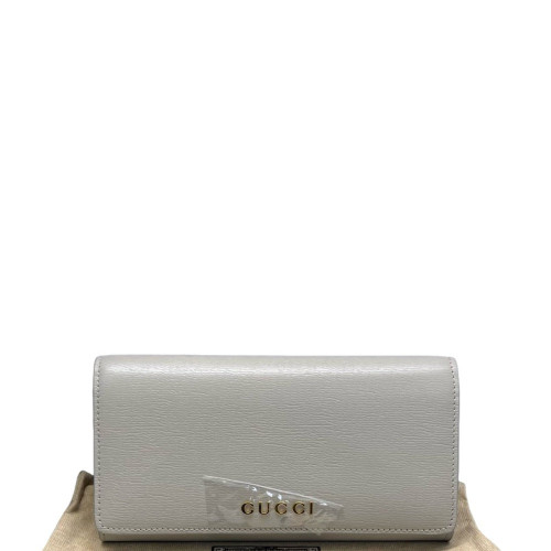 Gucci Continental Wallet Calfskin Grey Gucci Continental Wallet Calfskin Grey