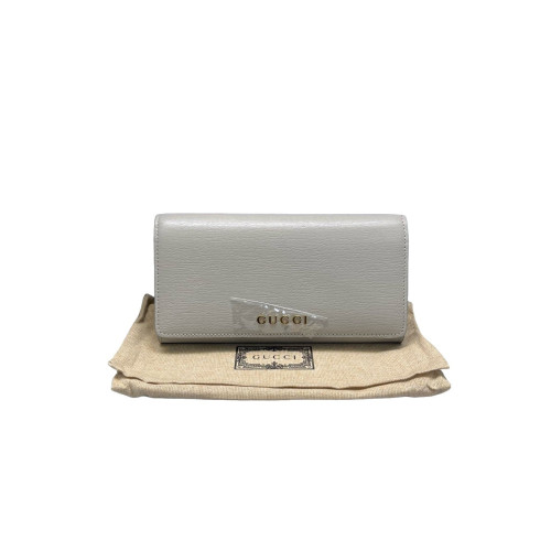Gucci Continental Wallet Calfskin Grey Gucci Continental Wallet Calfskin Grey