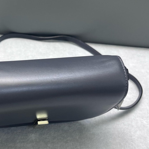 Valextra Saddle Bag Calfskin Grey
