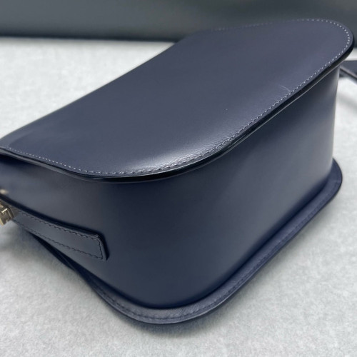 Valextra Saddle Bag Calfskin Grey