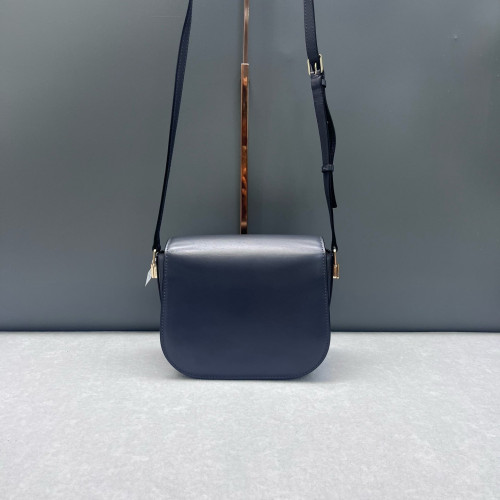 Valextra Saddle Bag Calfskin Grey
