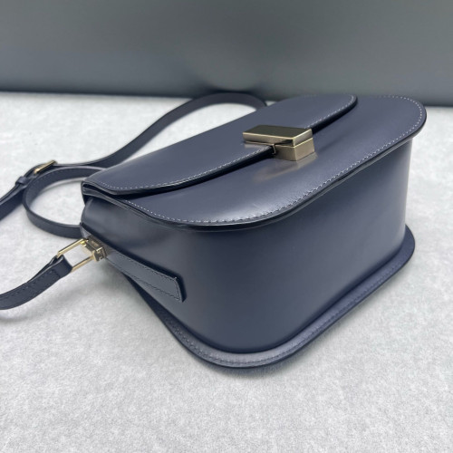 Valextra Saddle Bag Calfskin Grey