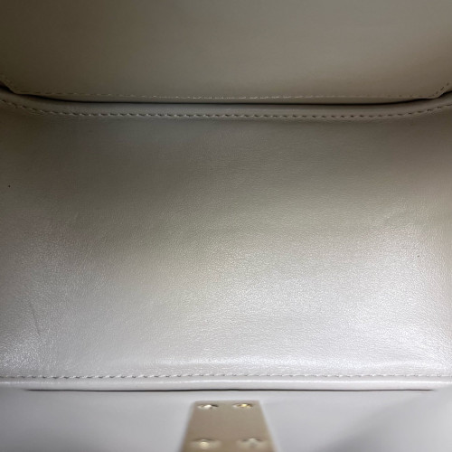 Valextra Saddle Bag Calfskin Grey