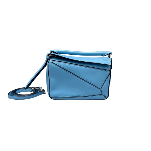 Loewe Mini Puzzle Calfskin Blue