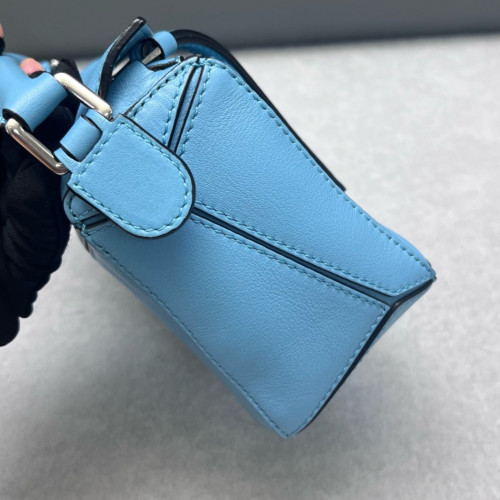 Loewe Mini Puzzle Calfskin Blue