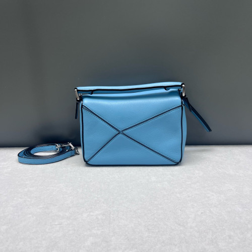 Loewe Mini Puzzle Calfskin Blue