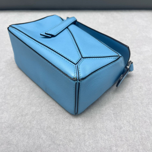Loewe Mini Puzzle Calfskin Blue