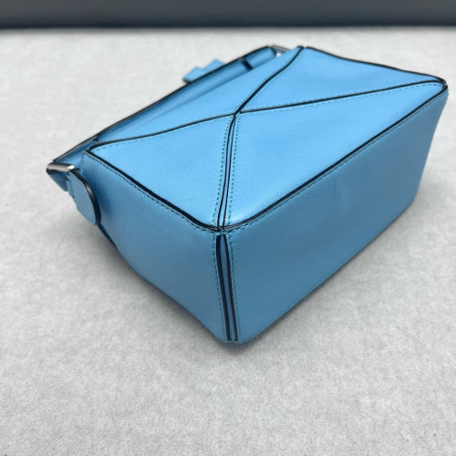 Loewe Mini Puzzle Calfskin Blue
