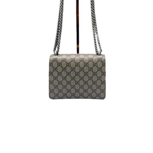 Gucci Mini Dionysus Suede GG Supreme Monogram Camel