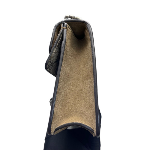 Gucci Mini Dionysus Suede GG Supreme Monogram Camel