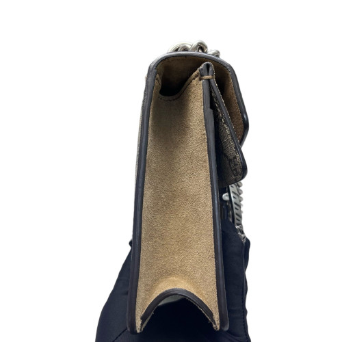 Gucci Mini Dionysus Suede GG Supreme Monogram Camel