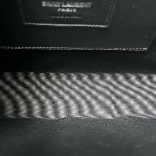 Yves Saint Laurent Medium Classic Kate Snakeskin Black