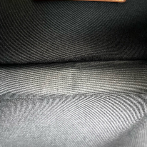 Burberry Camera Case Monogram Calfskin Brown Beige