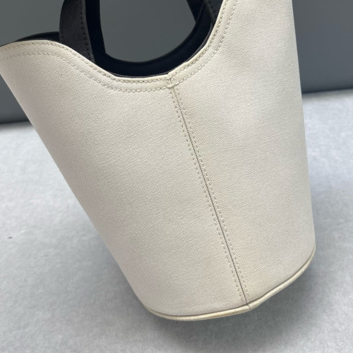 Balenciaga Bucket Canvas White Black Pink