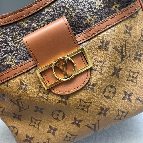 Louis Vuitton Dauphine Hobo PM Monogram Brown