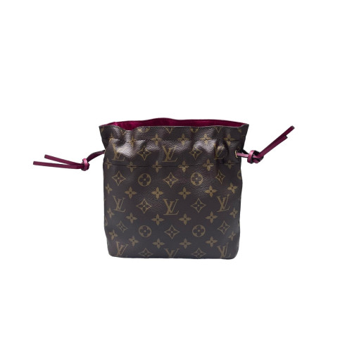 Louis Vuitton Noe Pouch Monogram Burgundy Brown