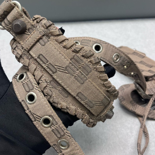 Balenciaga Le Cagole Xs Canvas Brown