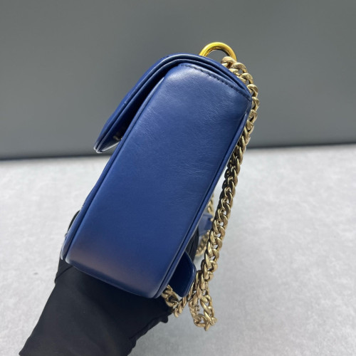 Miu Miu Shoulder Bag Calfskin Blue