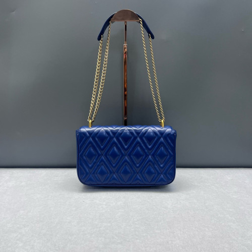 Miu Miu Shoulder Bag Calfskin Blue
