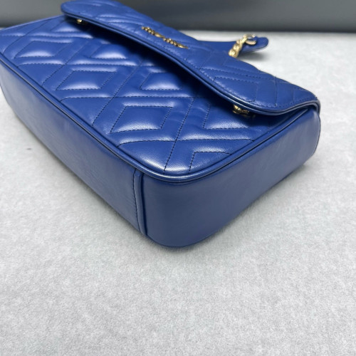 Miu Miu Shoulder Bag Calfskin Blue