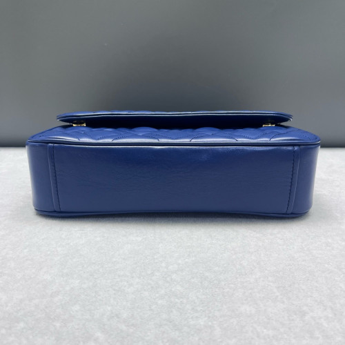 Miu Miu Shoulder Bag Calfskin Blue