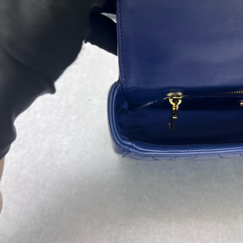 Miu Miu Shoulder Bag Calfskin Blue
