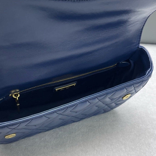 Miu Miu Shoulder Bag Calfskin Blue