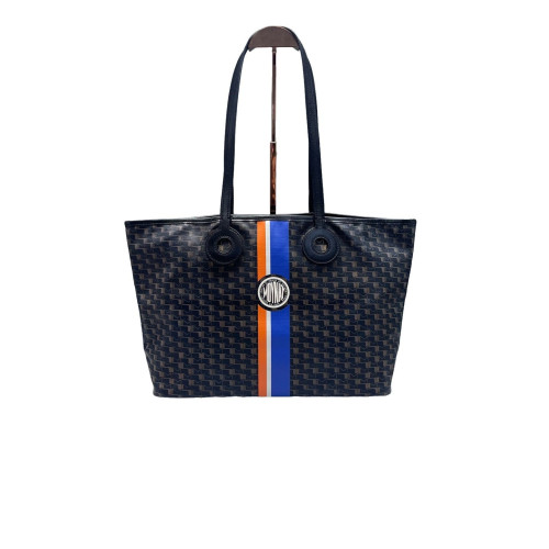 Moynat Oh! Tote Ruban GM Toile 1920 Monogram Calfskin Black Brown Orange Moynat Oh! Tote Ruban GM Toile 1920 Monogram Calfskin Black Brown Orange