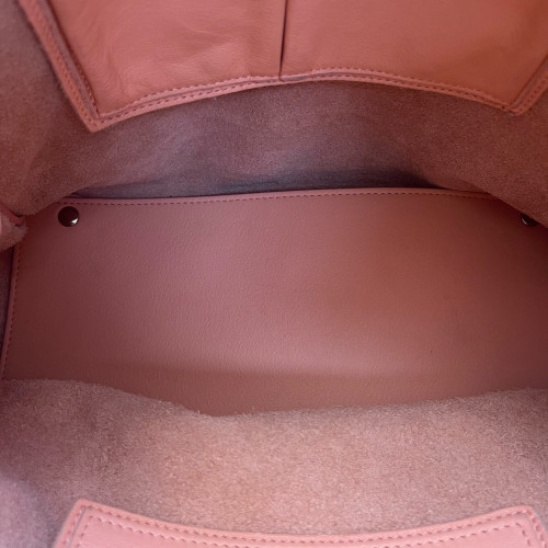 Balenciaga Papier A5 Zip Around Tote Paper Calfskin Light Tan