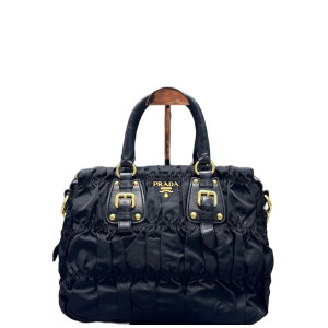 Prada Tote Bag Nylon Black