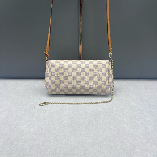 Louis Vuitton Favorite MM Damier Azur White