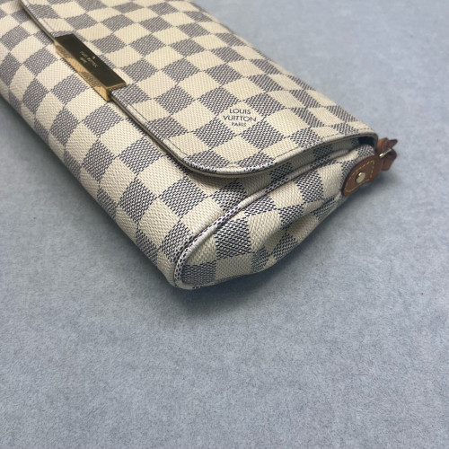 Louis Vuitton Favorite MM Damier Azur White