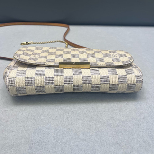 Louis Vuitton Favorite MM Damier Azur White