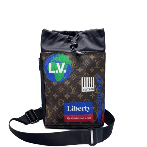 Louis Vuitton Chalk Sling Bag Monogram Brown