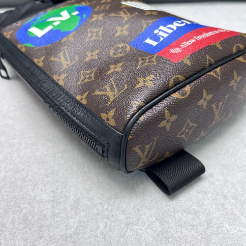 Louis Vuitton Chalk Sling Bag Monogram Brown