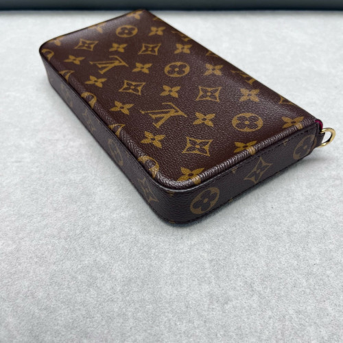Louis Vuitton Pochette Felicie Chain Wallet Monogram Brown