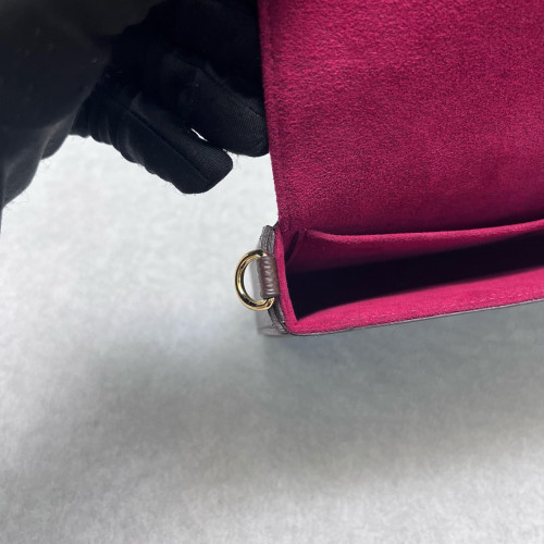 Louis Vuitton Pochette Felicie Chain Wallet Monogram Brown