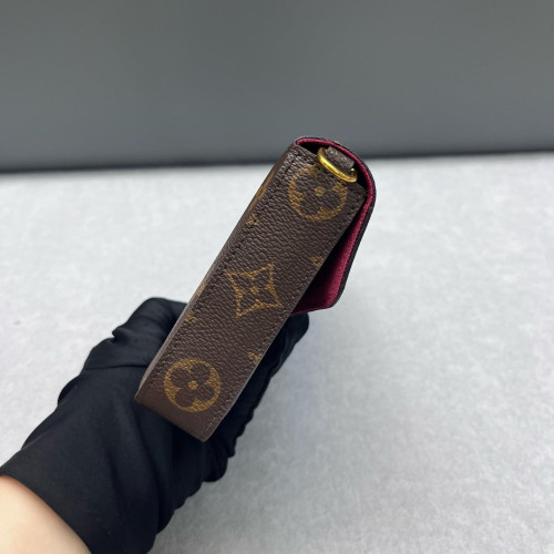 Louis Vuitton Pochette Felicie Chain Wallet Monogram Brown