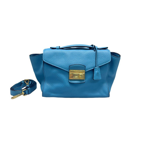 Prada Two-Way Bag Vitello Daino Blue