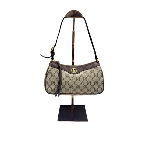 Gucci Small Ophidia Hobo GG Supreme Monogram Beige Brown
