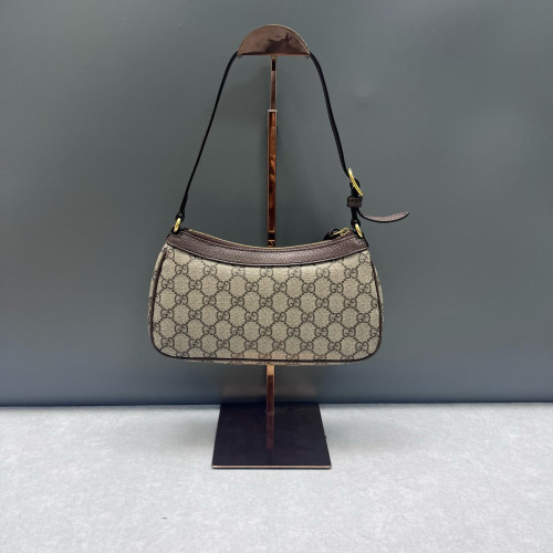 Gucci Small Ophidia Hobo GG Supreme Monogram Beige Brown