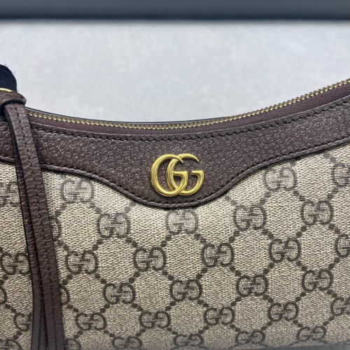 Gucci Small Ophidia Hobo GG Supreme Monogram Beige Brown