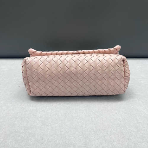 Bottega Veneta Medium Olimpia Shoulder Bag Calfskin Intrecciato Pink Bottega Veneta Medium Olimpia Shoulder Bag Calfskin Intrecciato Pink