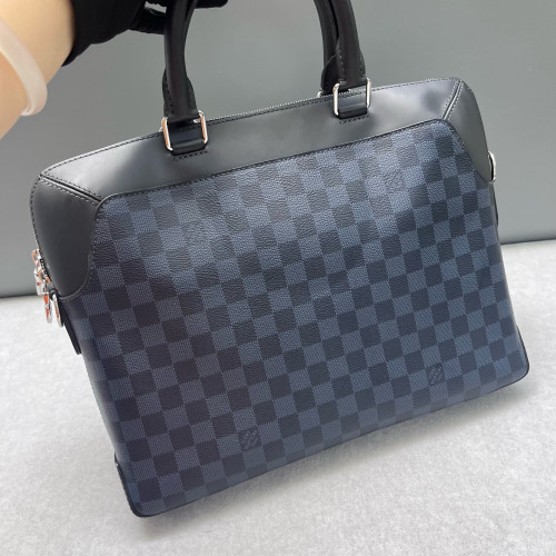 Louis Vuitton Porte Documents Jour Damier Cobalt Blue