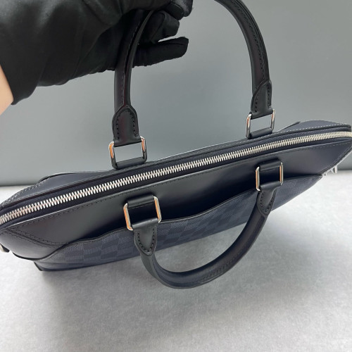 Louis Vuitton Porte Documents Jour Damier Cobalt Blue