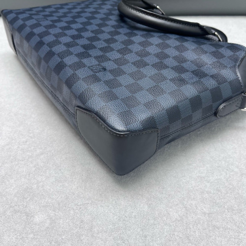 Louis Vuitton Porte Documents Jour Damier Cobalt Blue