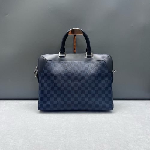 Louis Vuitton Porte Documents Jour Damier Cobalt Blue