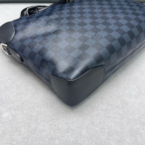 Louis Vuitton Porte Documents Jour Damier Cobalt Blue